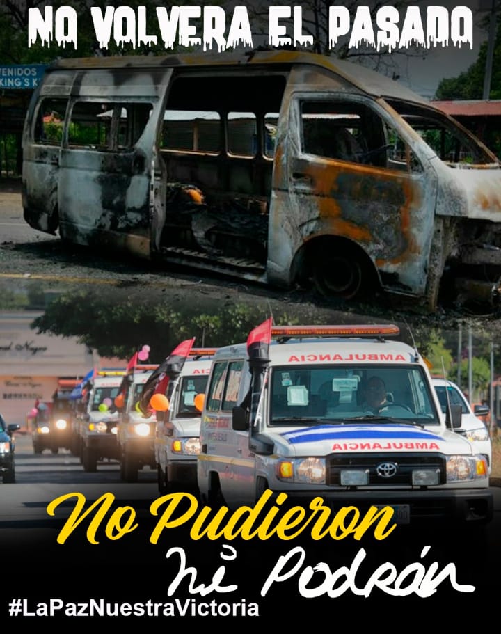 🚐Por más salud para el pueblo de mi amada Nicaragua 🕊️🏥🚨🚑🚑🚑
No volverá el Pasado a infundir el temor ✖️
#LaPazNuestraVictoria
#UVDenisSilva
#LeonRevolucion
<a href="/ArielPitaF/">ArielPF 🇨🇺 13.5K ☀️</a> <a href="/IzquierdaSiemp1/">Izquierda Siempre</a> <a href="/Bely_Perez2/">Bely Perez 🇳🇮</a> <a href="/Atego16/">@🅰🆃🅴🅶🅾 🇳🇮</a> <a href="/devora_cuba/">Yuyi</a> <a href="/FelipeC55155489/">Felipe Campos</a> <a href="/TE2021/">Tropa Sandinista</a> <a href="/PrensaPopulr/">Prensa Popular</a> <a href="/HoChiMinhF/">FSLN Distrito3-Matagalpa🇳🇮</a>