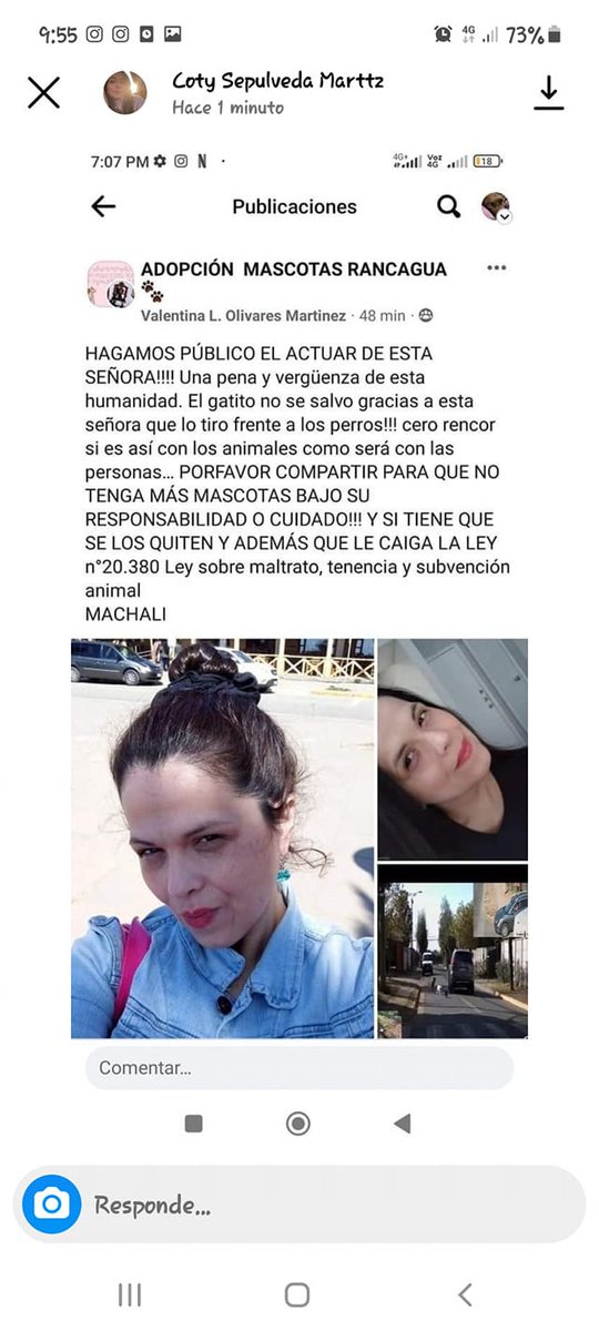 Ilomilo333's tweet photo. @betohi Hola, estuve sapeando y creo que no es la señora que postearon. subieron a otra, que el dueño del auto se llamaba igual pero tienen otro rut. 
Esta sería la verdadera, https://t.co/CY2Tjn898S