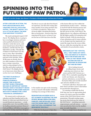 Whoever is ready for some #mightymovie #PawPatrol action, look at this page in the #PawPatrol toy book. Page 6 issuu.com/toybook/docs/s…