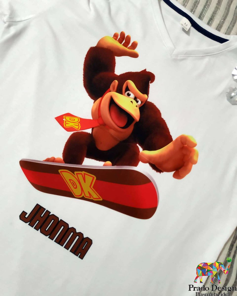 prado_design's tweet photo. Camiseta personalizada de Donkey Kong 😁 

Realiza tú pedido al DM o al WhatsApp: 3106469666

#PradoDesign #Estampados #Sublimación #Camisetas #Mugs #MugsMágicos #SuperMarioBros #MarioBros #SuperMario #Luigi #Peach #Yoshi #Bowser #Gamer #Nintendo #Cali #Bogotá #Medellín #Colombia https://t.co/auhav6T2Gf
