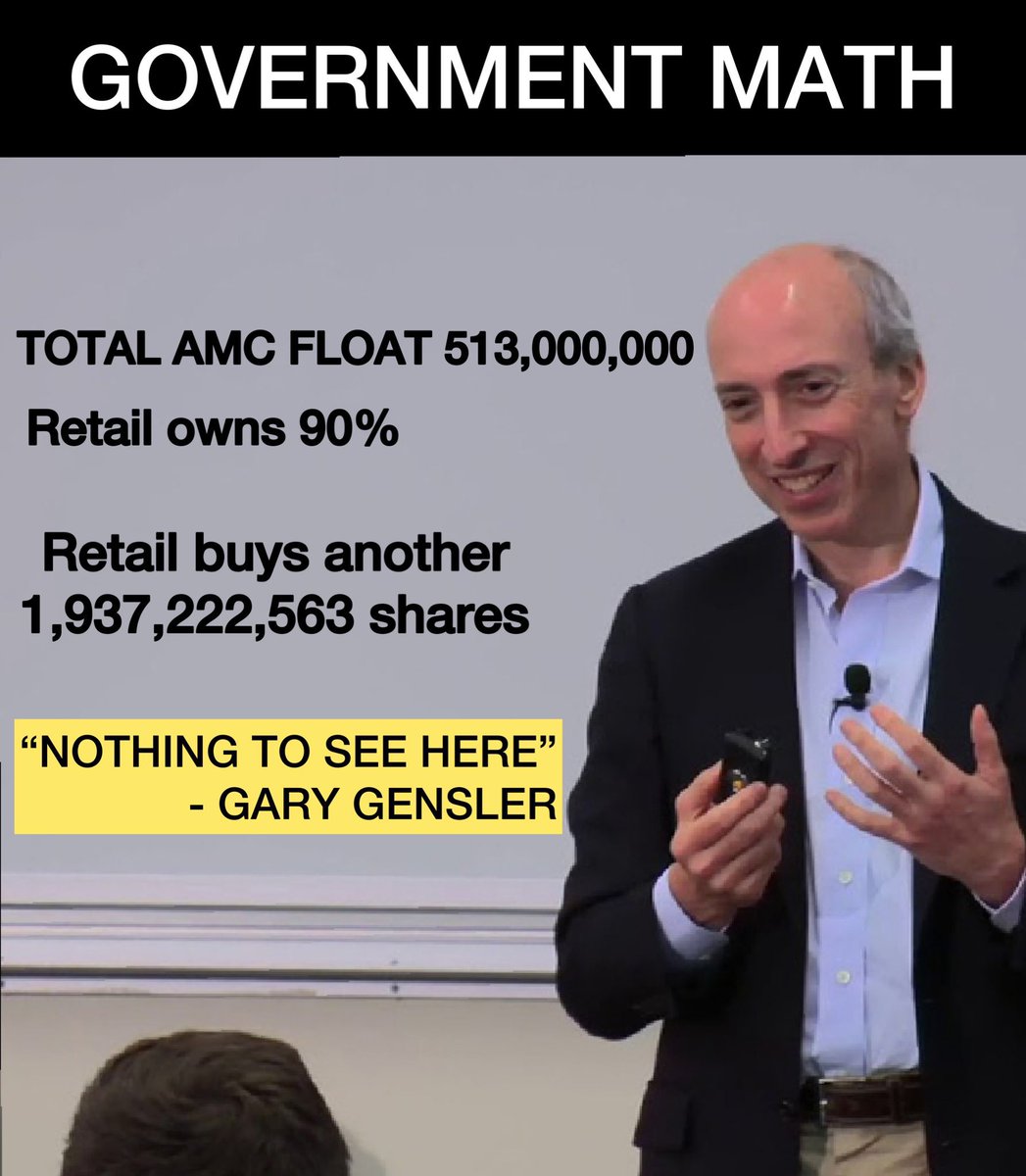 WallStreetApes's tweet photo. I made this meme on 3/23/2022 over a year ago this was the amount of shares (reported data) that had been purchased since @CEOAdam said retail owned 90% of the AMC float. We know BILLIONS more have been purchased this then & yet @GaryGensler, the @SECGov @FINRA & @The_DTCC do nothing. Adam says he sees no evidence of synthetics. All OG APES KKOW the number is over 5 billion by reported data.

The only reason it’s impossible to exactly lock down is due to things like wash sales, high frequency trading back & forth, the $AMC scam FTX tokens etc… but one thing WE 100% DO KNOW IS THE NUMBERS DO NOT ADD UP

SOMETHING MUST BE DONE 🚨 #AMC #APE $APE