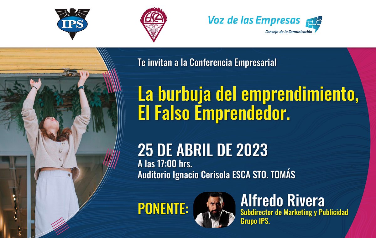 mamersrivera's tweet photo. Hoy el ‘falso emprendedor’, es un fenómeno al que han contribuido medidas como la tarifa plana.

@ConsejoCC , muchas gracias por la invitación, daremos este tema para contribuir con el Emprendedor Real, en conjunto con @S_GrupoIPS 

ESCA SANTO TOMÁS

#EmpresasTrabajandoXTi https://t.co/j26mpFQJEz