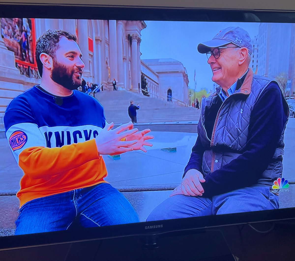 Did a thing the other day that aired tonight. Thanks @mickifahner, @HarrySmith, and the whole @NBCNightlyNews crew for making it happen! nbcnews.com/nightly-news/v…