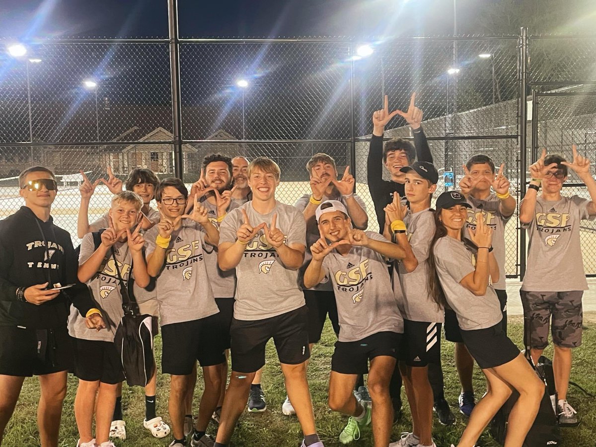 🎾Region Champs!!!🎾 Finished their regular season 7-3 (only losing to 5-A schools). Next stop: playoffs! #gsfgreatness