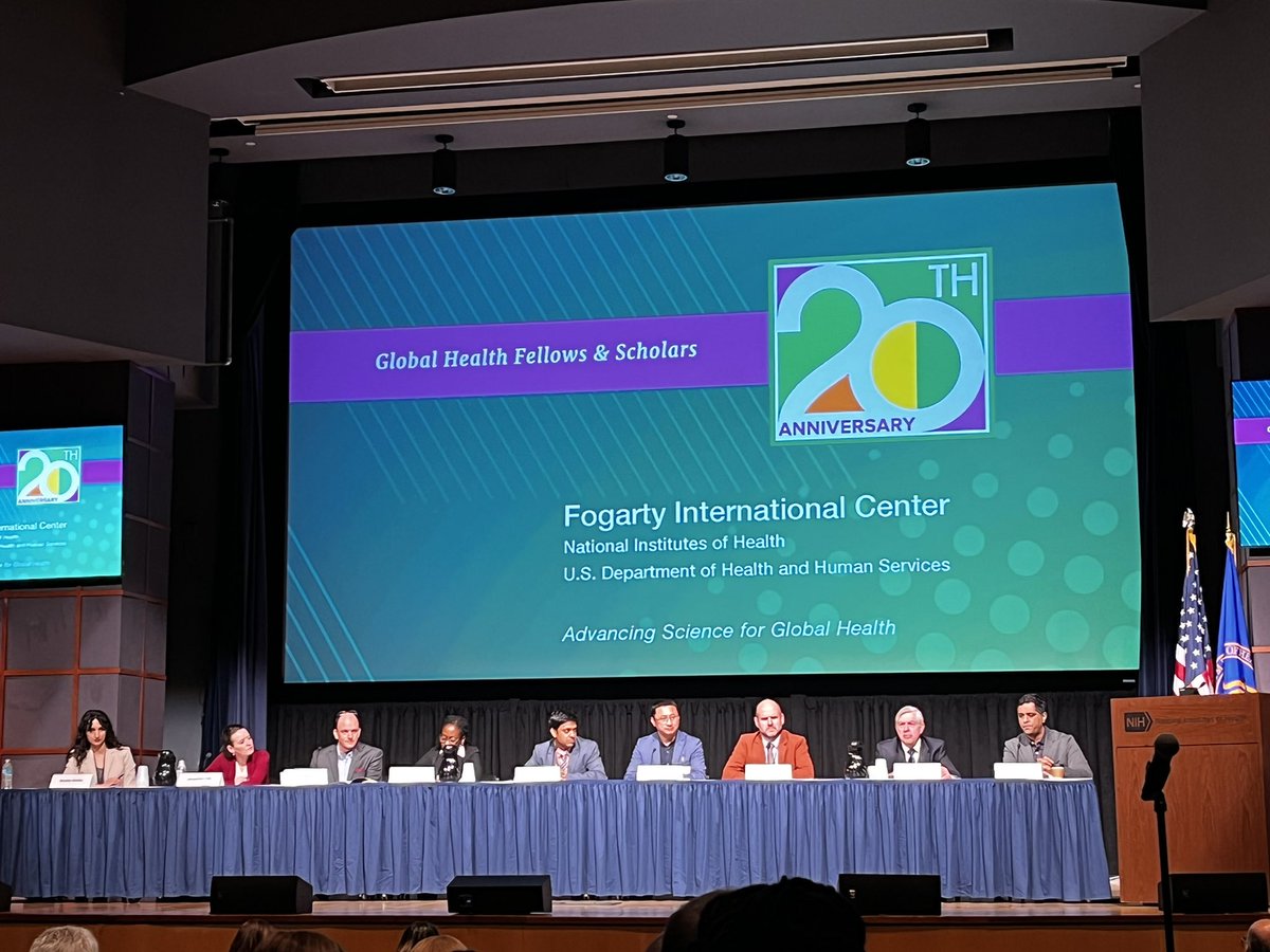Had such an incredible time connecting with #NIH <a href="/Fogarty_NIH/">Fogarty at NIH</a> #globalhealth fellowship alumni from near and far at the 20th anniversary celebration. Honored to be a small part of this program’s legacy &amp; grateful to Roger Glass for his outstanding leadership as #fogarty director.