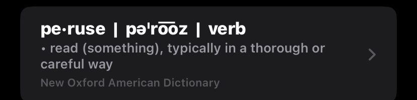 peoples_unicorn's tweet photo. For all of you who use this word incorrectly in meetings and briefings. Share with a buddy/boss! #peruse https://t.co/66xhnWwH6i