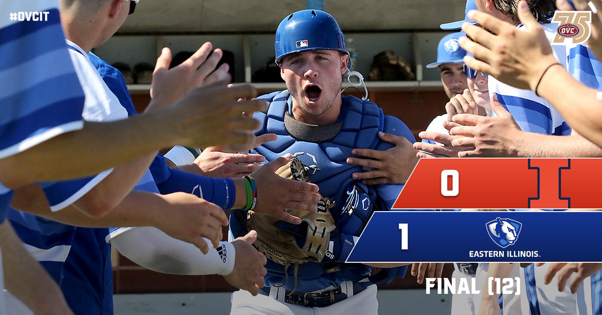 EIU_Panthers's tweet photo. FINAL

@EIU_Baseball - 1
Illinois - 0

Ryan Ignoffo: 3-5, R
Nick Laxner: 6.0 IP, 3 H, 0 R, 3 K

Eastern Illinois defeats Illinois 1-0 in a 12 inning game in Champaign, Ill. Tuesday evening!

It marks the second straight season the Panthers have beat Illinois!
#OVCit | #OVC75 https://t.co/wjigBWLL7e