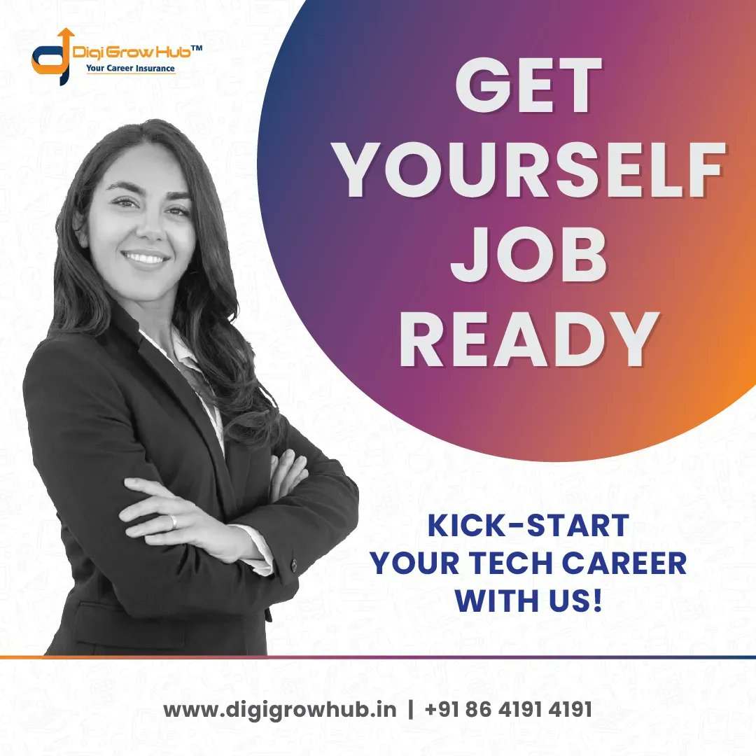Digigrowhub1's tweet photo. Want to slide into tech industry??
here we are to help you.
We are providing the best training programs in all aspect of tech industry.
Want to learn Data science, Aritificial Intelligence, Machine learning, Full stack development, software develpoment we got it all.#digigrowhub https://t.co/5BJE9LiWah