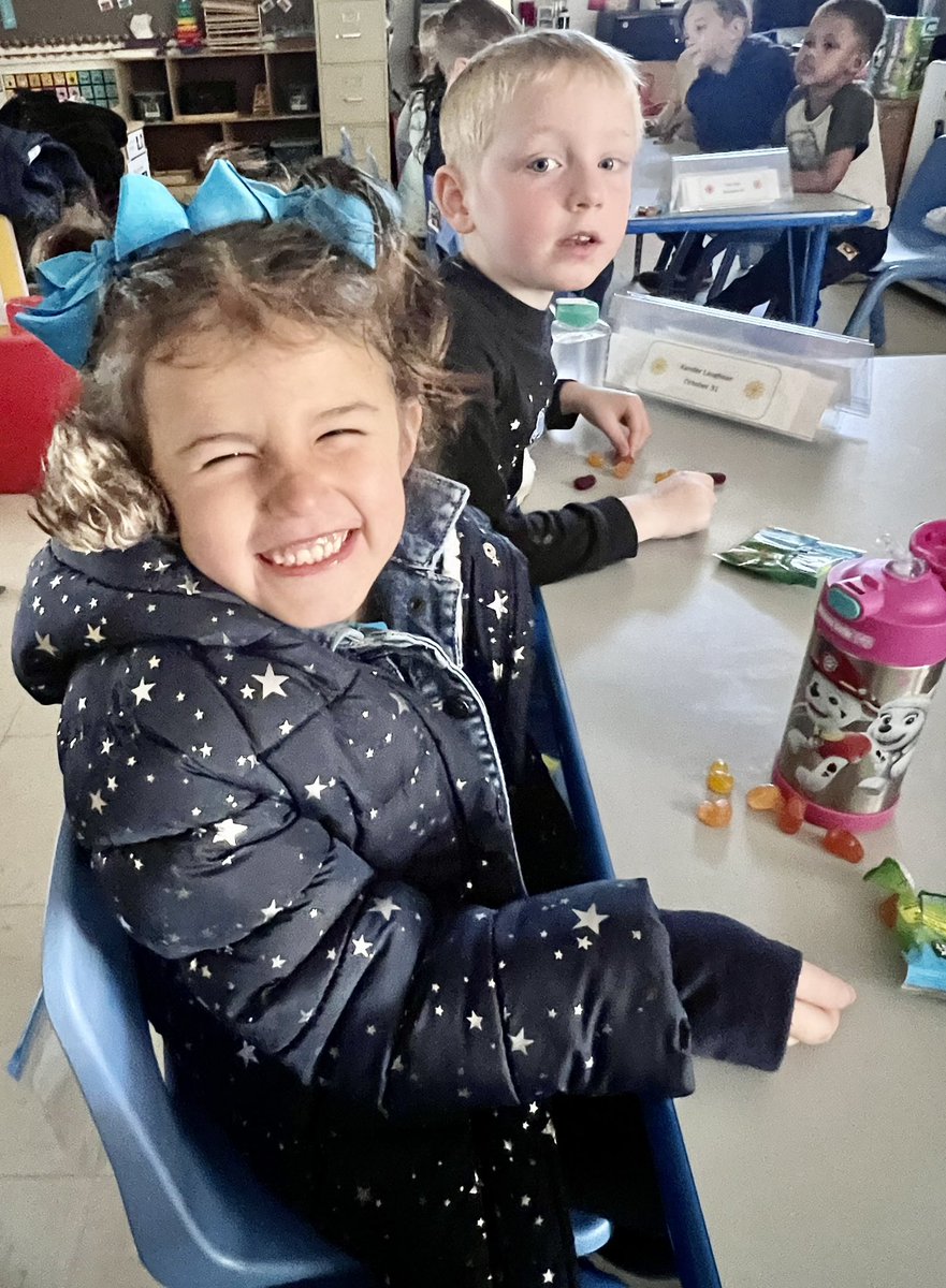 CarlenaSheeran's tweet photo. As these #TinyTrojans in the #HCSPreschool classroom of Emily Williams @NorthParkKids enjoyed an afternoon treat of sour gummy snacks, they wanted to show me their “sour” faces. 🥴😂😂 #HCSBetterTogether #FunKids #DemonstrateSourFaces https://t.co/MSfOVlMK2b