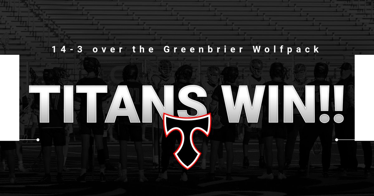 Great Job on the Season Titans!! The boys finished the season at 14 and 3 with a 14-3 score tonight at Greenbrier!

Stay tuned! NOHS will be hosting round 1 of the playoffs next week. TBA