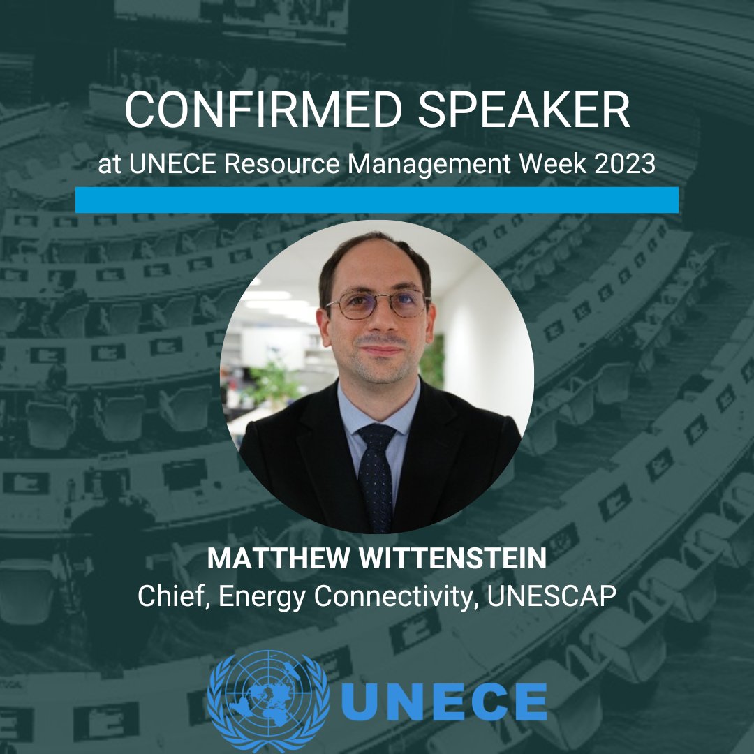 mattwittenstein's tweet photo. I am looking forward to speaking at @UNECE Sustainable Energy’s flagship event, UNECE Resource Management Week 2023.

Registration is free and virtual participation is possible - I hope to see you there!

https://t.co/CPWZ0maFeL https://t.co/LbMRAAYbf9