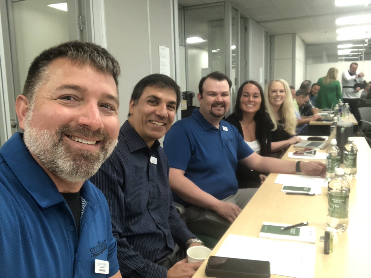 Great first day at the <a href="/Certiport/">Certiport</a> sales conference. First time our entire team has been together in three years. Missed these people.