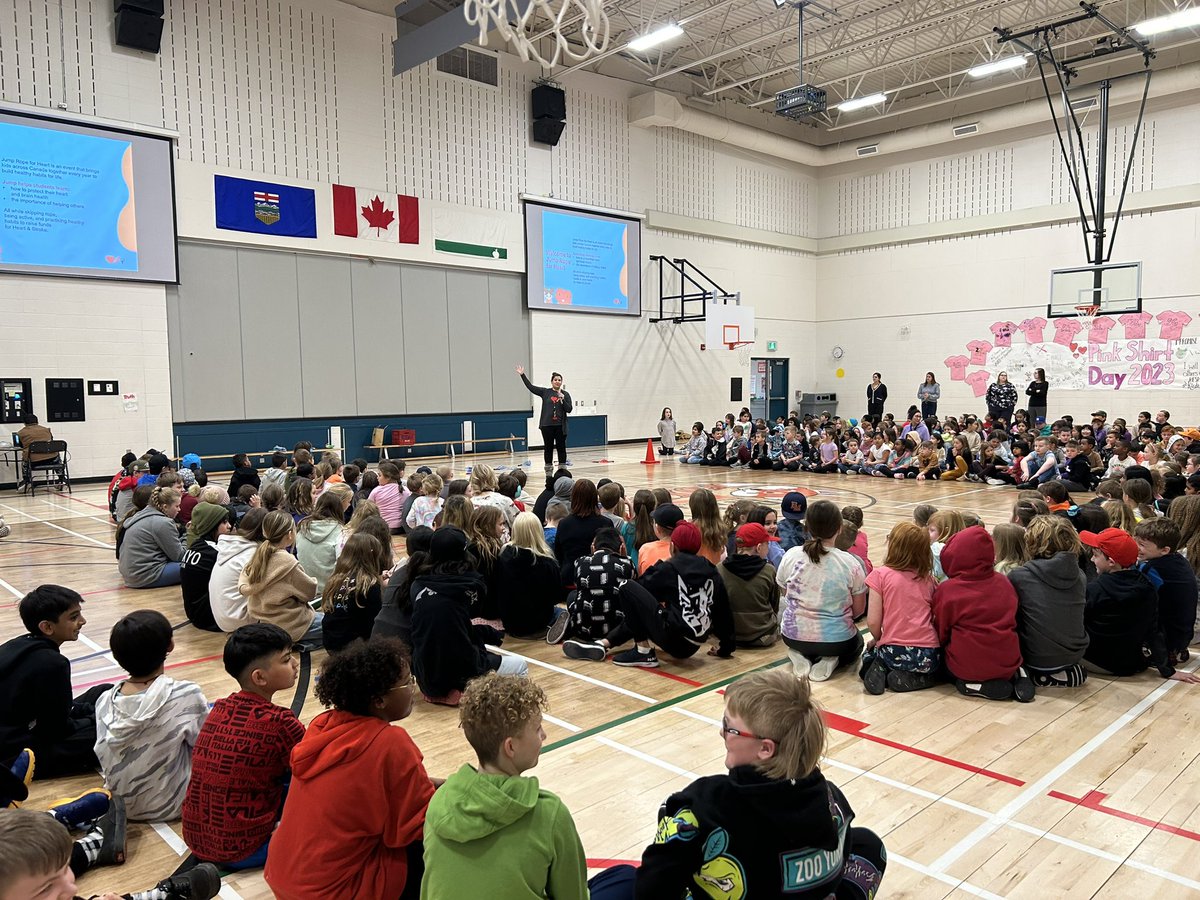 Thank you Mrs Periano for leading us through our jump rope for heart kickoff assembly! <a href="/FMPSD/">Fort McMurray Public School Division</a> <a href="/McNeillyfmpsd/">@DaveMcNeilly</a>