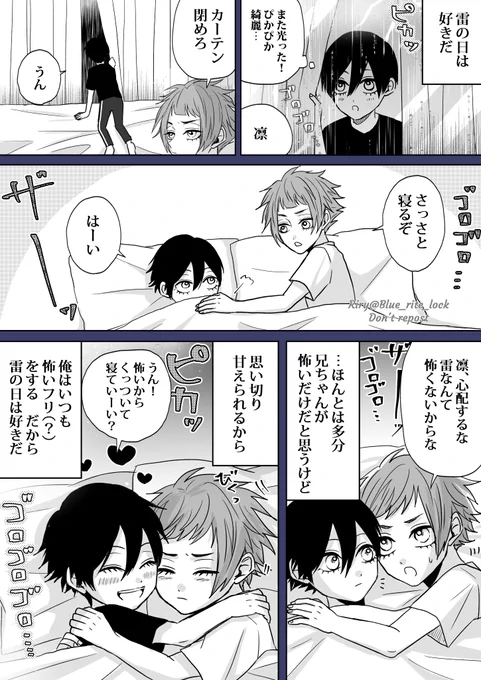 凛冴/rnse

兄ちゃは雷が苦手だから… 