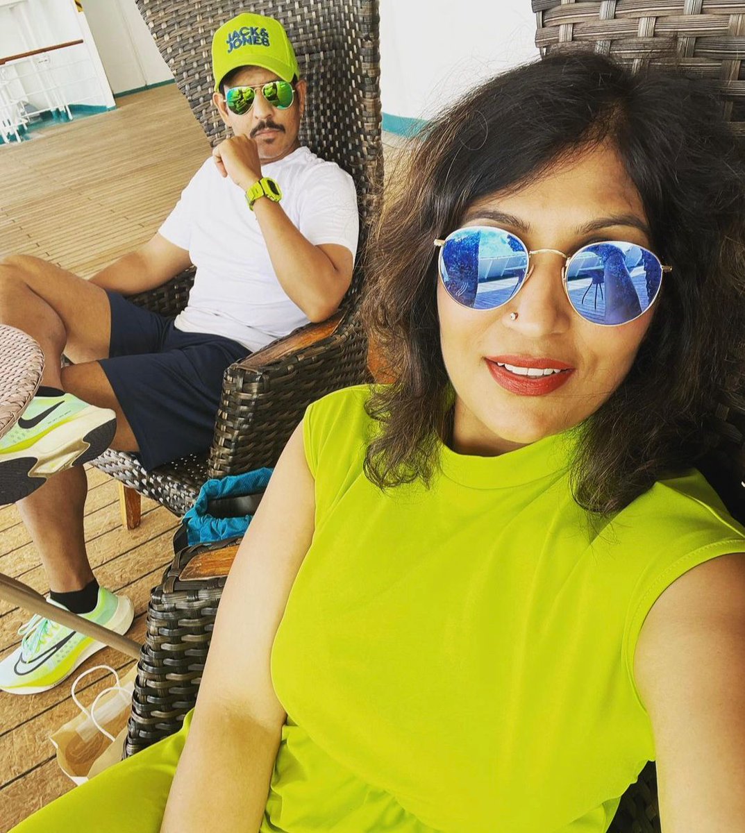 BangaloreTimes1's tweet photo. .@AkulBalaji and @Jo_Akul are cruising towards #Lakshadweep. #Vacay #Vacation #famjam #Familia #Kfi https://t.co/ahlY6tiBti