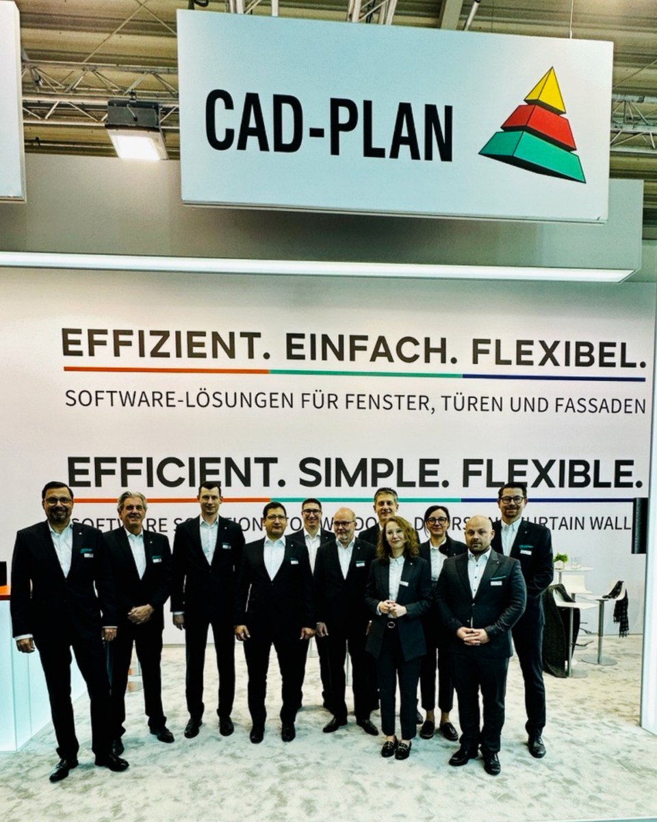 cadplangmbh's tweet photo. The 3rd day at BAU 2023 with many great impressions and conversations. Please come and visit us in hall C1 -126 or C5 -141. A little tip, the booth in C1 is completely arranged in English. #cadplan #athena #apollon #cronos #traidefair #facade #curtainwall #BAU2023 https://t.co/dEMTtSxVI6