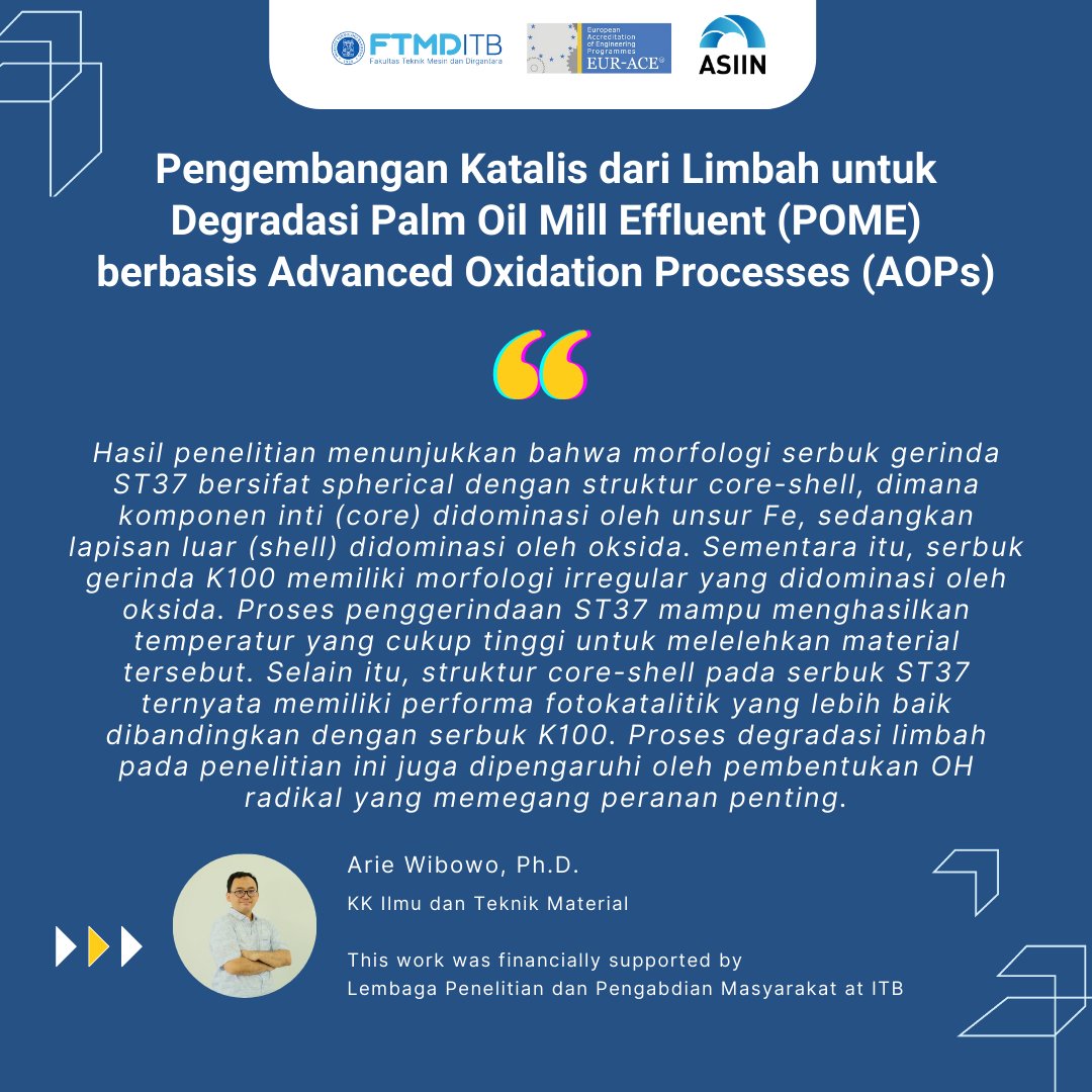 ftmd_itb's tweet image. Don&apos;t miss out on the latest research by FMAE ITB&apos;s faculty members. Exciting breakthroughs await!

#PostGradSchool
#DoctoralDegreeProgram
#MasterDegreeProgram
#FTMD
#ITB
