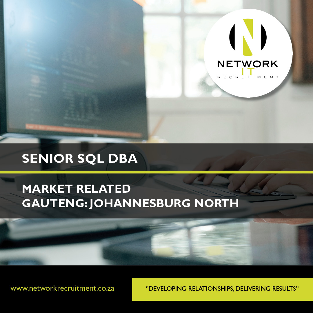 A well-renowned organisation is currently looking for a Senior SQL Developer with at least seven years of experience to join their dynamic team. Don't hesitate to apply now!

ow.ly/rFHe50NGWYF