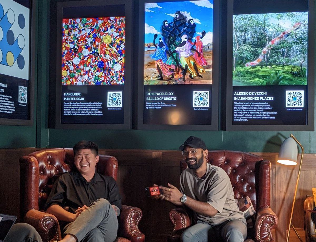 neahxyz's tweet photo. Today @CryptoThambi @CryptoHiadi, founders of @CryptoBengz, an iconic SG-based utility project, came down to speak with us about their journey &amp; experience working with us to build a verified source of truth for Enthusiasts around the world!

New features incoming! Stay tuned 👀 https://t.co/kAR6hTLZFz