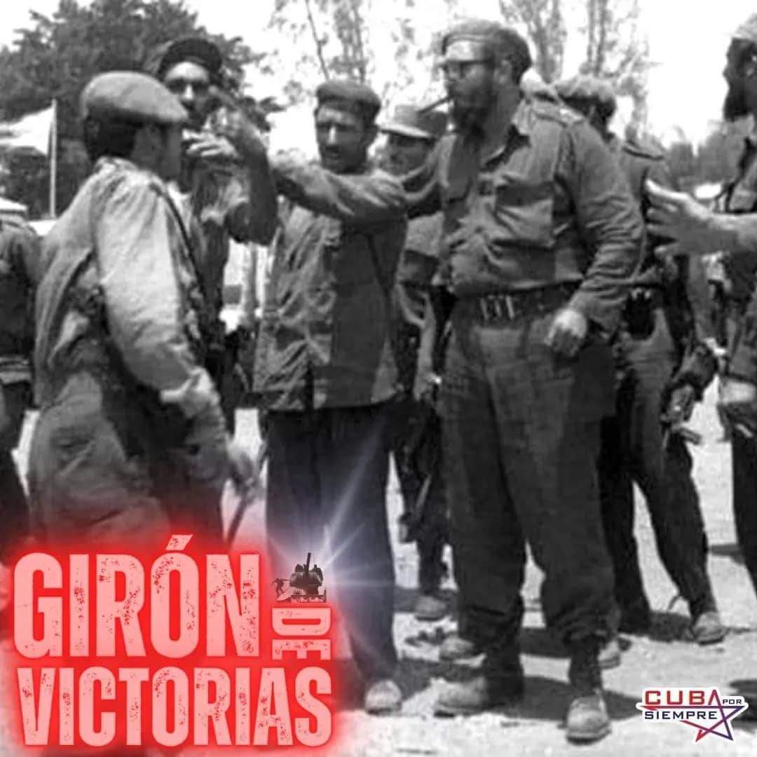Con el liderazgo de #Fidel, Milicianos, soldados y policías partieron de todas partes expulsando a los mercenarios en solo 72 horas obteniendo así el 19 de abril la primera gran derrota del imperialismo yanqui en América Latina. #BMCGuineaBissau  <a href="/EmbaCubaGuinea/">Ambassade de Cuba en Guinée</a> <a href="/CubacooperaGb/">CubaCoopera Guinea Bissau</a>