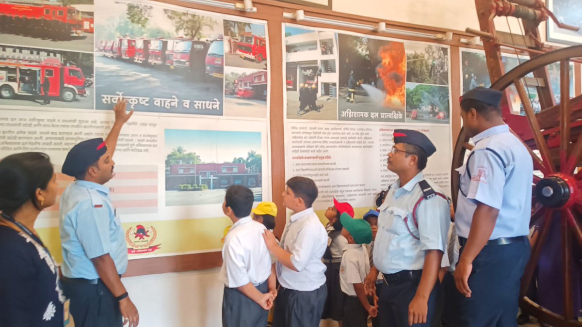 We along with the students of Bloom Fields School were at the Fire Museum at Erandwane Fire Station and witnessed a spectacular fire drill on the occasion of National Fire Service Week 2023. 
#nationalfireserviceweek #nationalfireserviceday #fireserviceweek2023 #BePreparedBeSafe