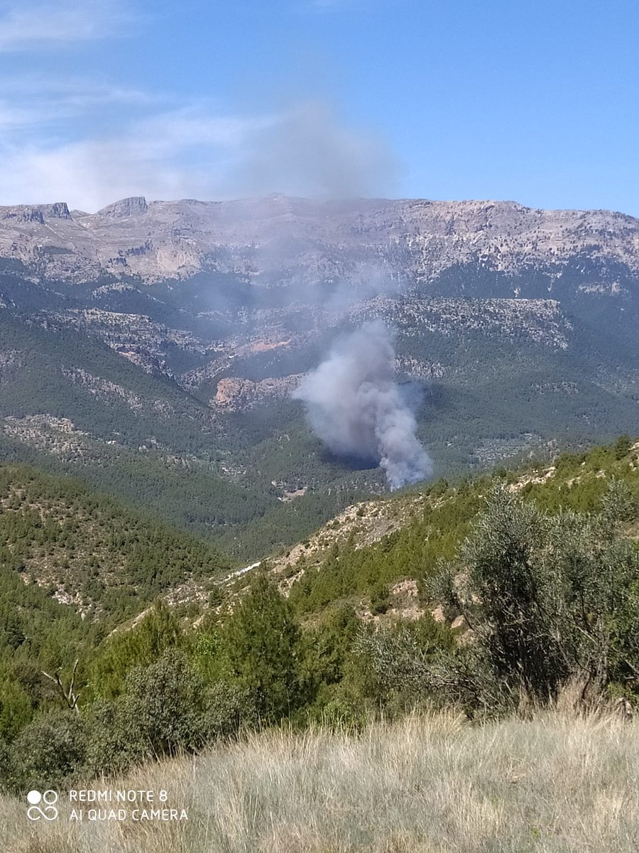 Aivanyeste's tweet photo. Cuando arde el monte de tu casa, te das cuenta de la vulnerabilidad a la que estamos expuestos.
Grandes masas forestales, topografía, escasas infraestructuras preventivas y un salpicado de aldeas.
Por suerte aún andamos con ventaja. Pero se va complicando el tema. 
#IFYeste 
👩‍🚒🔥 https://t.co/UpIVBbkyJS