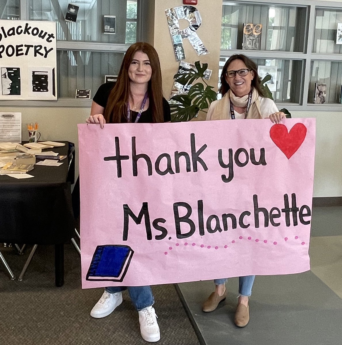 Wowow🤎 So kind to be remembered during national librarian day 📚
 #librarylife #myknightsarebooked📚 #knightsdoitright⚔️💜