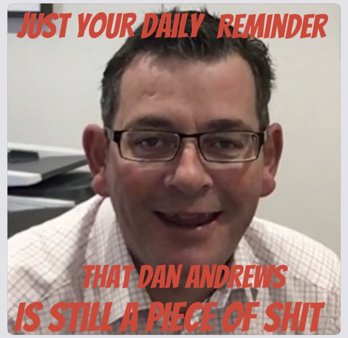 billyboi1966's tweet photo. @ChristyDanFan @SmugBundt @DanielAndrewsMP should be in jail ! #InDebtDan https://t.co/pPMMCKBGBW