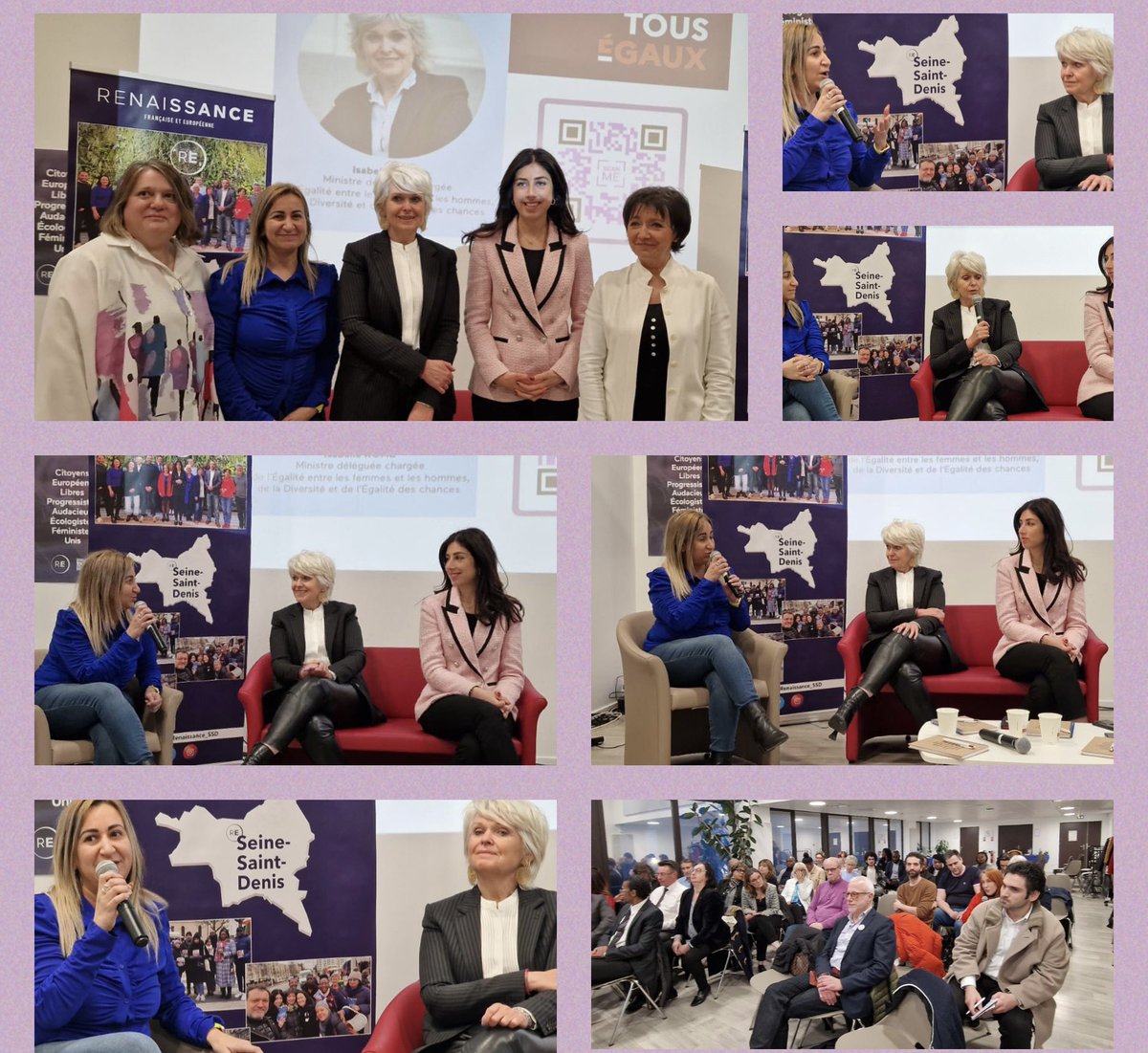 ChanazRodrigues's tweet photo. Madame la Ministre, @RomeIsabelle nous a fait l'honneur de venir en Seine-Saint-Denis à Noisy-le-Grand pour présenter le Plan "Toutes et Tous Egaux". Ce fut l’occasion d’intervenir pour évoquer les actions menées par le collectif territorial à l’égalité et les projets locaux https://t.co/QHIjrKBjjb