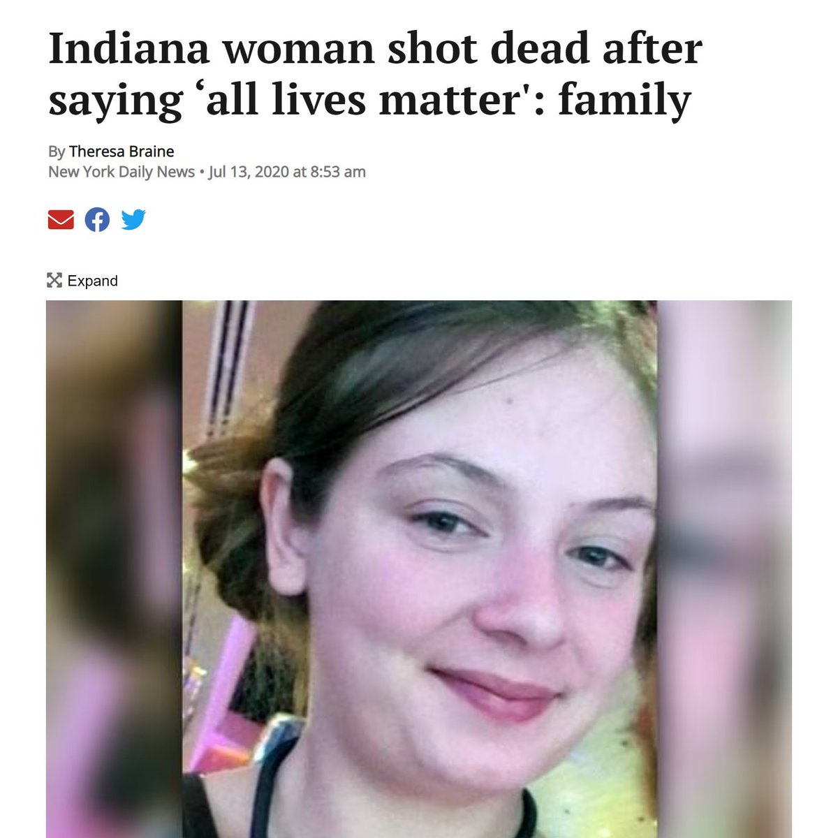 AntiWhiteWatch1's tweet photo. @nytimes Where was @Npr @PBS and #NYT when #JessicaWhitaker was murdered in cold blood? Notice how globalist #antiwhite media privileges any story than can promote a black victim narrative while denying the much larger scale of #BlackonWhiteViolence. This is #antiwhiteism. https://t.co/tTCa7pUnHn