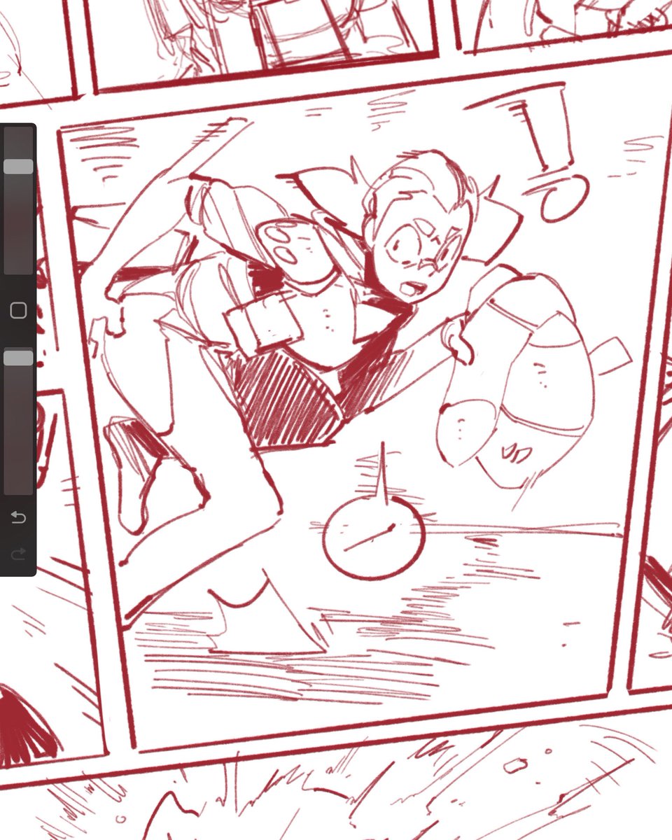 Stoked on these next two pages of @ComicHeavyCream ! About to start inking them so stay tuned 🤘
