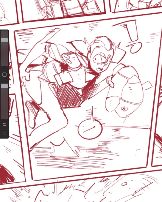 Stoked on these next two pages of @ComicHeavyCream ! About to start inking them so stay tuned 🤘 