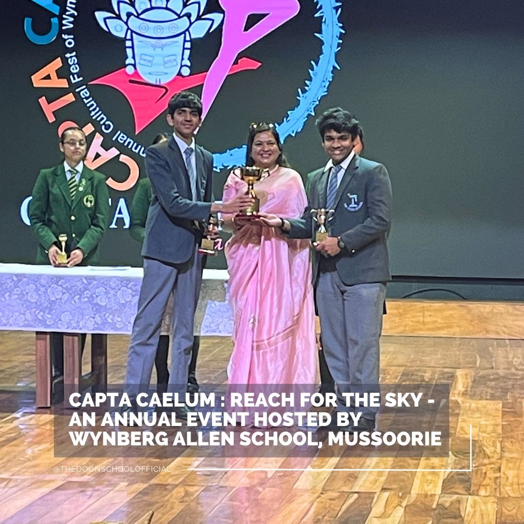 The_Doon_School's tweet photo. The photography club students of The Doon School participated in the annual event of Wynberg Allen School, Mussoorie called Capta Caelum.
The boys won the first prize in the short film making category.
#TheDoonSchool #FilmMakingCompetition #Photography #ActivitiesAtDoon https://t.co/7d4Orc1buN