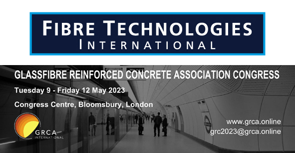- Meet the Congress Sponsors -
A sponsor of <a href="/GRCAssociation/">GRC Association</a> Congress #GRC2023 held in London from 9-12 May 2023 is supplier of alkaline resistant glass fibres to the #GRC / #GFRC industry #GRCA Member <a href="/fibretechIntl/">Fibre Technologies</a> 
More details &amp; purchase tickets at grca.online/about-grca/grc…