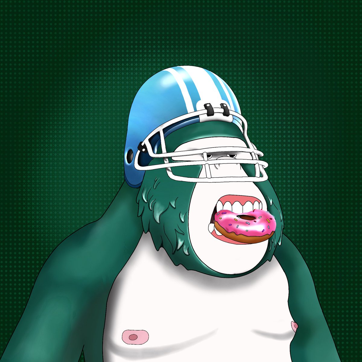 My Baseball player Ape is telling me he love Donuts🍩
What about yours <a href="/DegenApeAcademy/">Degenerate Ape Academy</a>?
Be a <a href="/2DTrashPanda/">Hand-drawn DegenTrashPanda || SOLD OUT</a> and you’ll be given a Free Ape 
All of this is almost free go check us out- magiceden.io/marketplace/hd…

#Solana #Sol #SolanaArt #solanaairdrops #SolanaNFT #SolanaCommunity