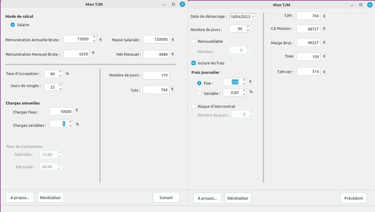 TJMCalc's tweet photo. SPC deviens Mon TJM (https://t.co/SunckAH6LF). Téléchargeable gratuitement, il permets aux indépendants de la filière du #numérique de calculer correctement leur #TJM. https://t.co/Sb0UKs3Xth