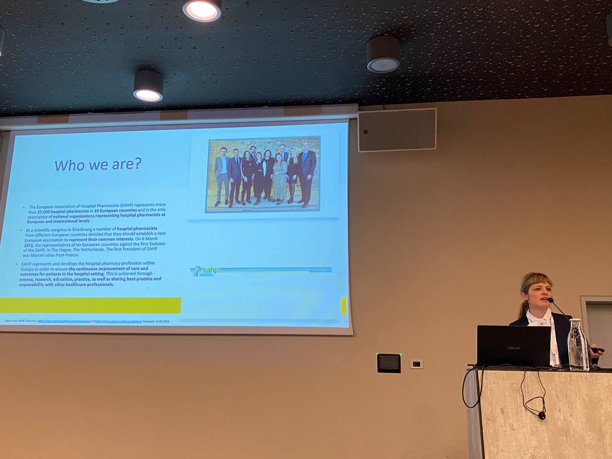 #EPSAAC23| The second day of the #Symposium has begun!

🧑‍⚕️Darija Kuruc Poje @EAHPtweet  is presenting about the role of a hospital pharmacist in the management of Neurodegenerative Diseases.
