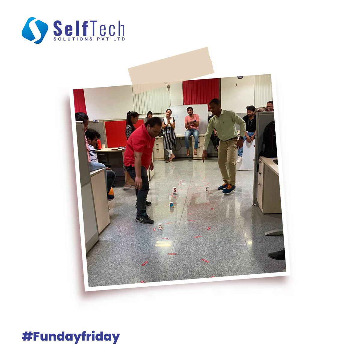 selftech_in's tweet photo. #Worklife is good especially on a #FRIDAY!  

Our #workplace transforms into a fun-filled playground where laughter, jokes.  

Before stepping into our #weekend, here’s a glimpse of our #Fridaymood where we let loose, shed our suits! https://t.co/DqML5tJsGh