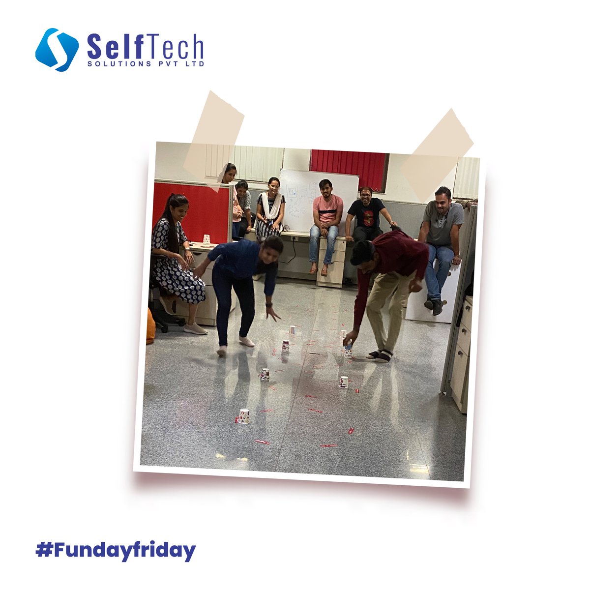 selftech_in's tweet photo. #Worklife is good especially on a #FRIDAY!  

Our #workplace transforms into a fun-filled playground where laughter, jokes.  

Before stepping into our #weekend, here’s a glimpse of our #Fridaymood where we let loose, shed our suits! https://t.co/DqML5tJsGh