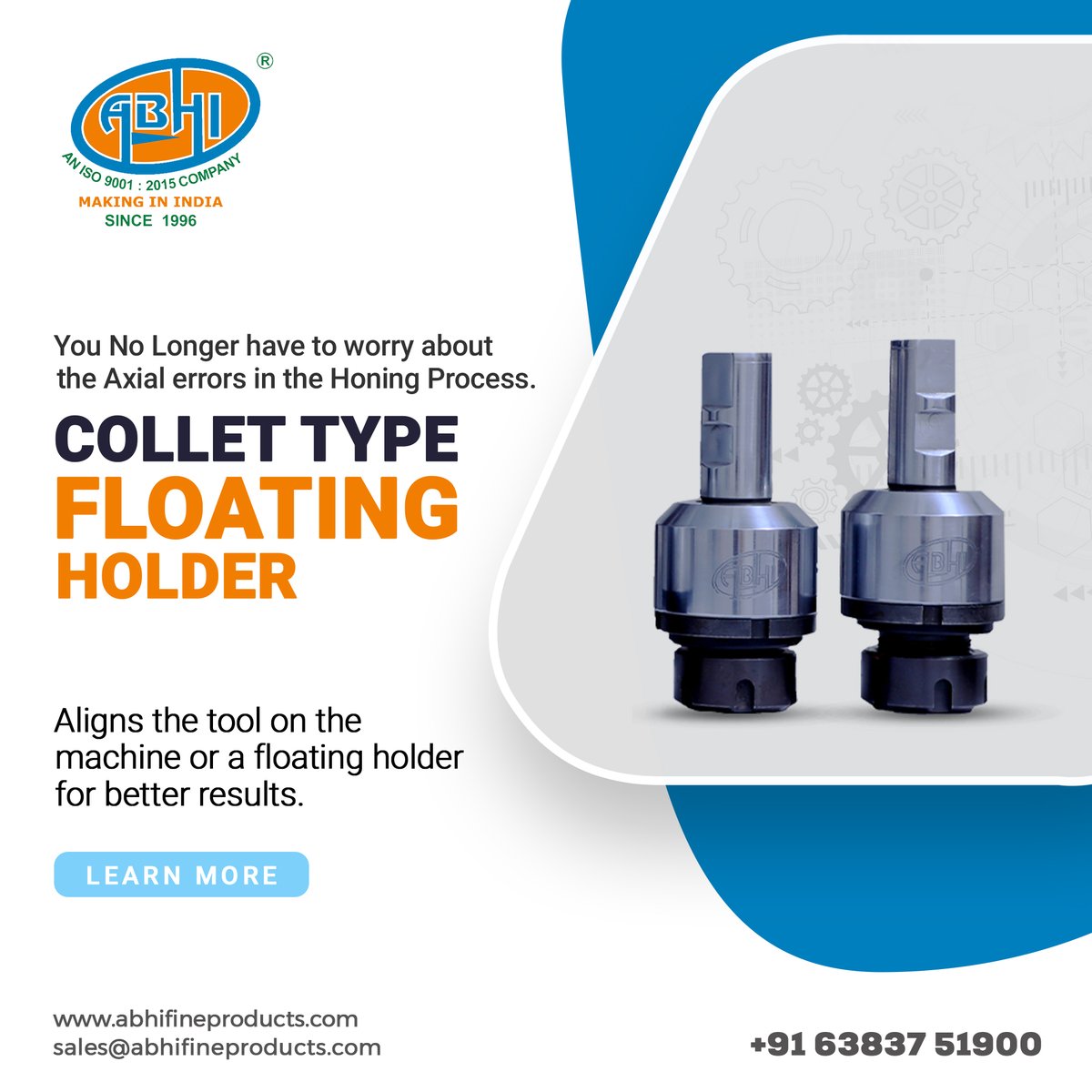 abhi_fine's tweet photo. We may all experience the axial errors if the #honingtool is not properly aligned on the machine. And in the #honing process, it would create a lot of challenges. Use a #Collet Type #FloatingHolder from #AbhiFineProducts.
https://t.co/qhk1GsDOPq
#honingmachine #floatinghoning https://t.co/kvf8vX0g1q