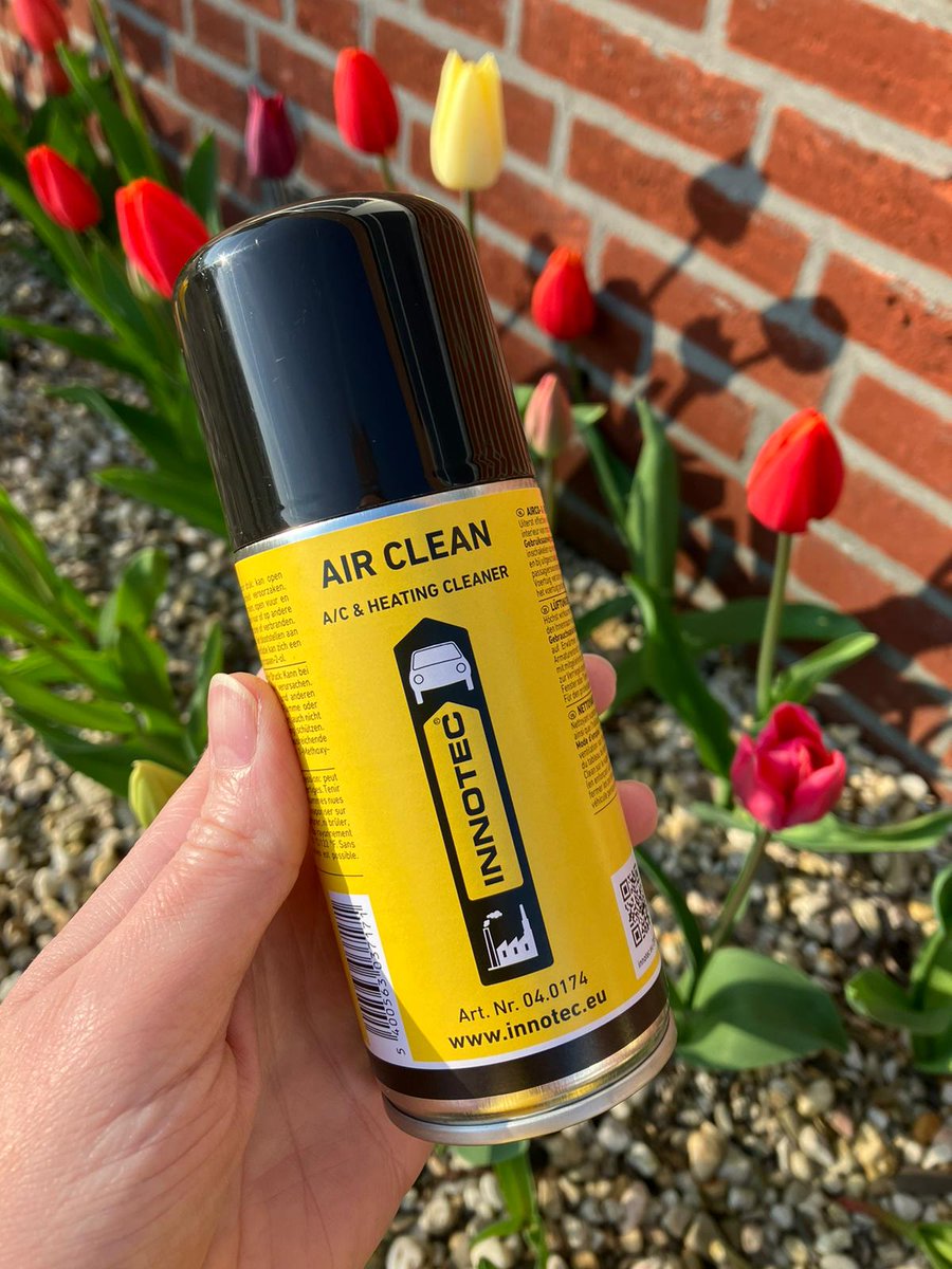 InnotecAuto's tweet photo. Air Clean is een uiterst effectieve reiniger voor de kanalen van airco- en verwarmingssystemen en het interieur van motorvoertuigen. Air Clean laat een aangename, neutrale geur achter.
#innotec #automotive #onlyquality #aircleaner #auto #teaminnotec #wijzijninnotec https://t.co/JgczExZLDN