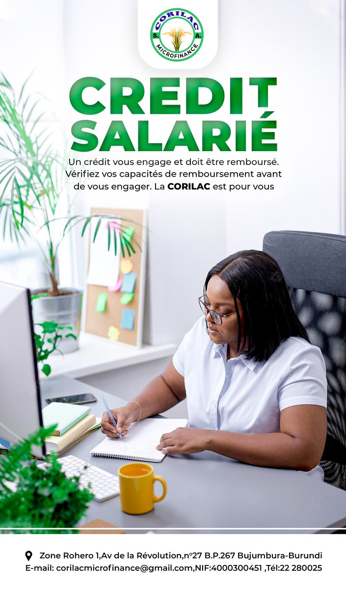 Corilac_SA's tweet photo. Chers salariés, nous ne vous avons pas oublié. Nous vous offrons une large gamme de services financiers pour votre auto-développement. Visitez nos agences pour de plus amples informations. 
#CORILAC_SA https://t.co/DfXF4AtxGh