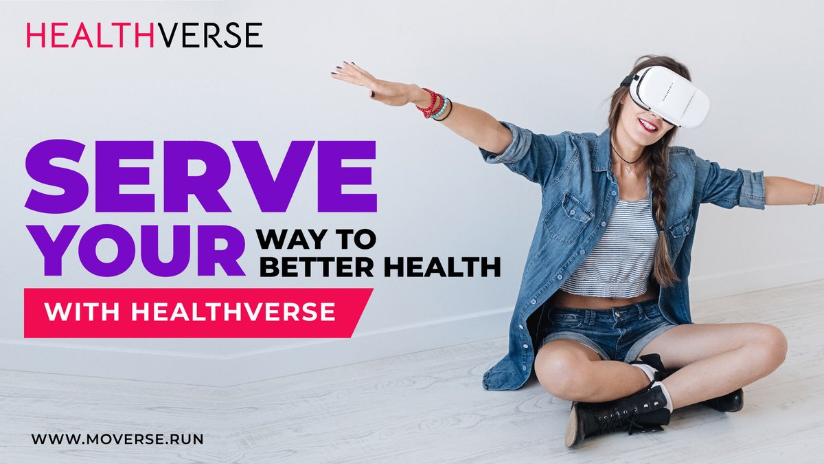 ACHIEVE YOUR FITNESS GOALS LIKE NEVER BEFORE 🙌

Get a full-body workout from the comfort of your own home with #HEALTHVERSE &amp; experience the thrill of playing your favorite sports in a whole new way while burning calories 🔥🥂

#MoverseRun #Play2Earn #FitnessFun #AIToEarn #GPT