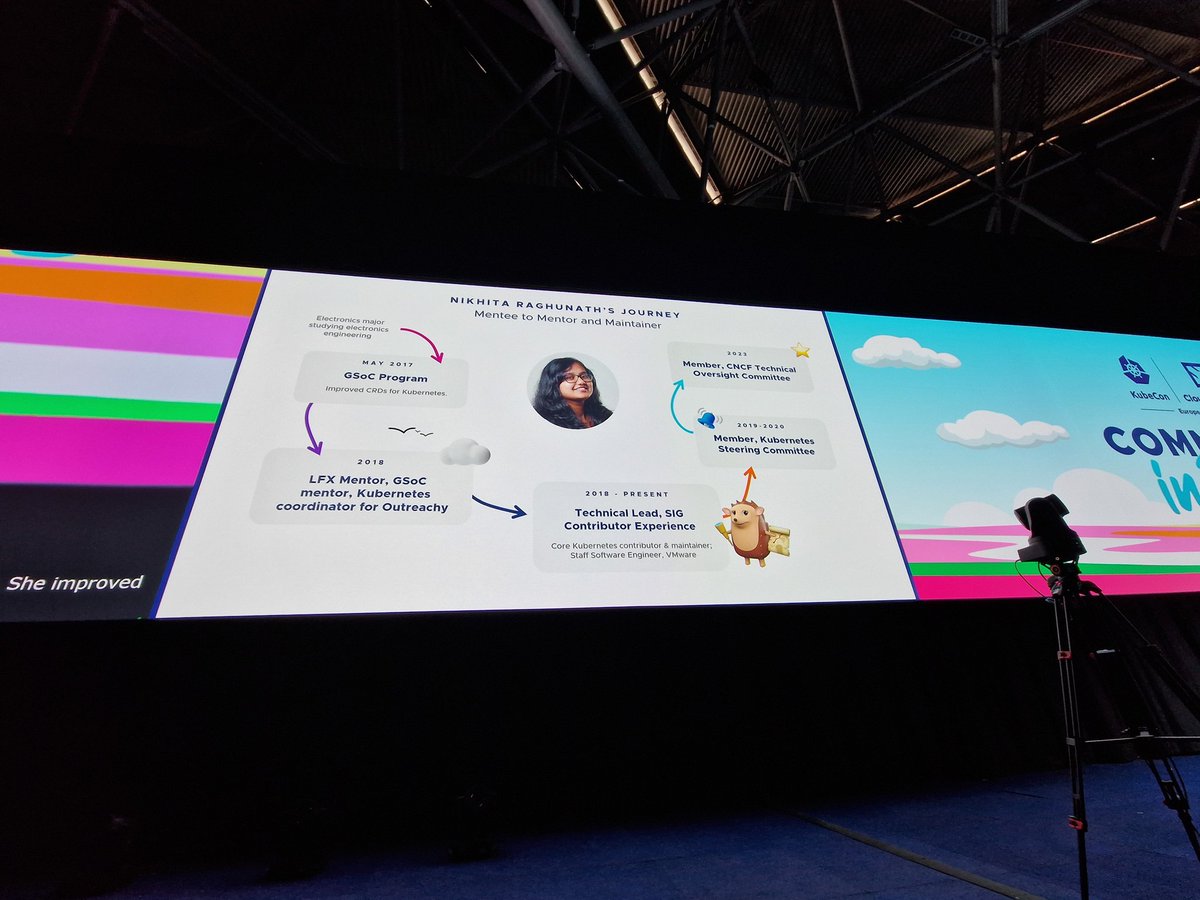 DevOpsBarbie's tweet photo. Love the community highlights and inclusion measures:
👩🏼💻 https://t.co/35jeaVinJP
🤷🏼♀️ https://t.co/yNm0aUJDBk
#KubeCon #Communityinbloom 🌷 https://t.co/AvDvaZWcyf