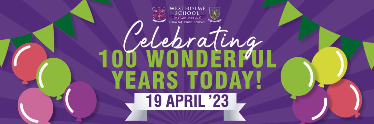 HAPPY BIRTHDAY TO US! 🥳 We are 100 today! We have an exciting day ahead with lots of activities, entertainment and of course cake! 🎉

Tweet your birthday wishes below 👇🏻#Westholme100