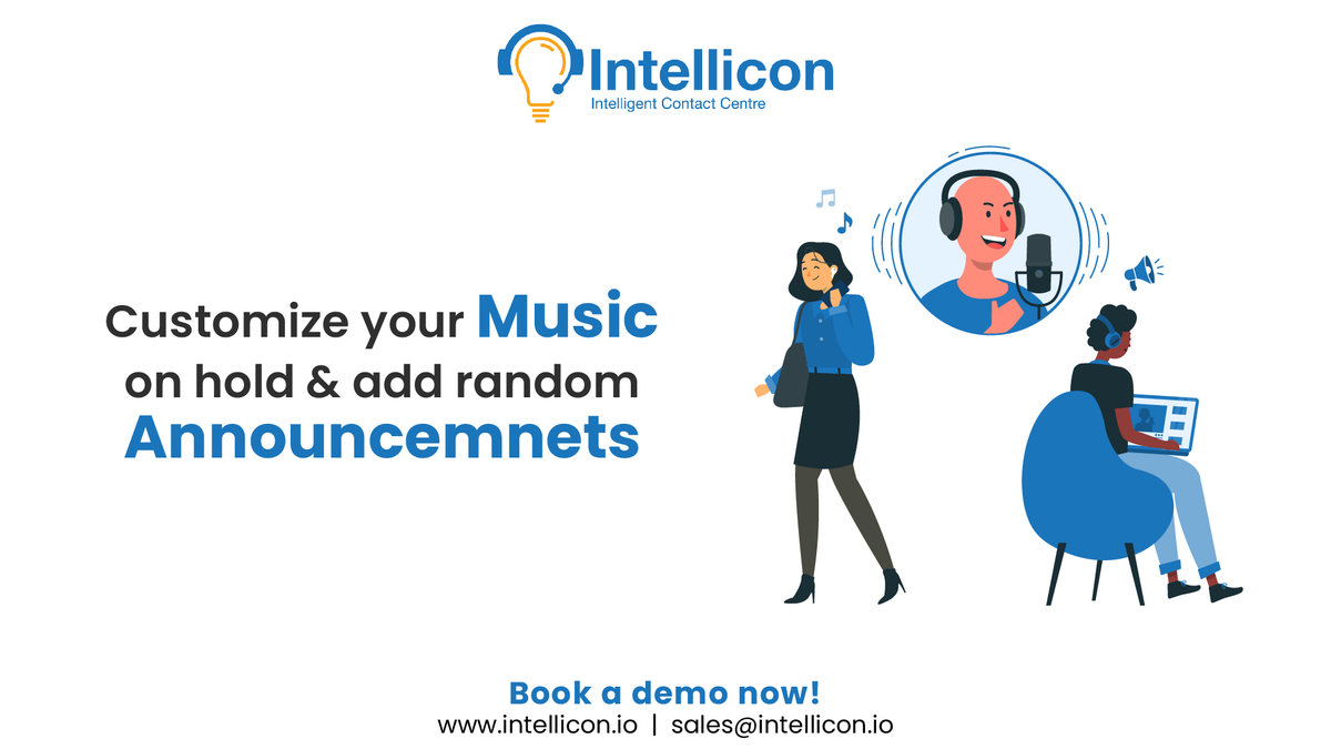 contegris's tweet image. Customize your music on hold and add random announcements.

Book a demo now - lnkd.in/duDuXmHC

#musiconhold #intellicon #Omnichannel