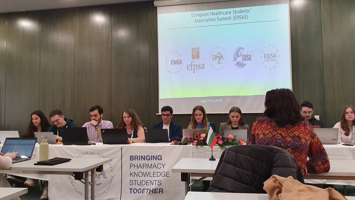 We had the pleasure of welcoming members from EHSAS (European Healthcare #Students Associations Summit) who represent us 💉

EHSAS strives to bring together #Healthcare students across Europe and promote #interdisciplinary collaborations and projects between the associations 🤝