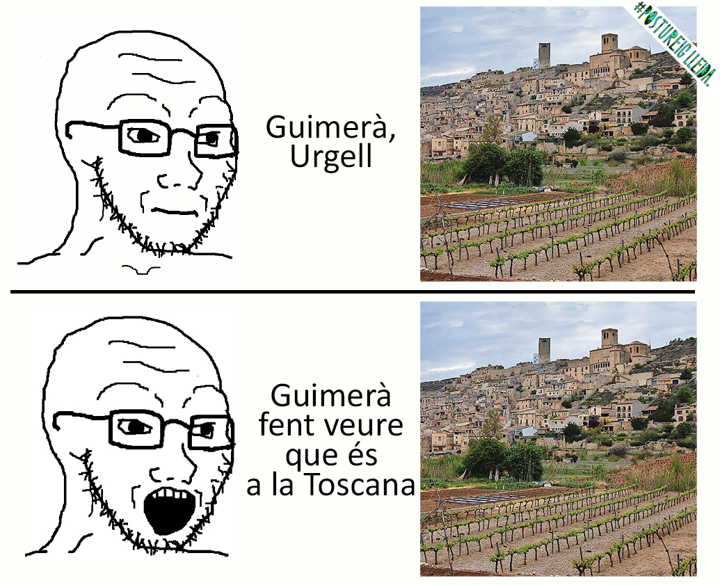 PostureigLleida's tweet image. Em sembla genial per #Guimerà però quina pena lo poc que ens sabem vendre.