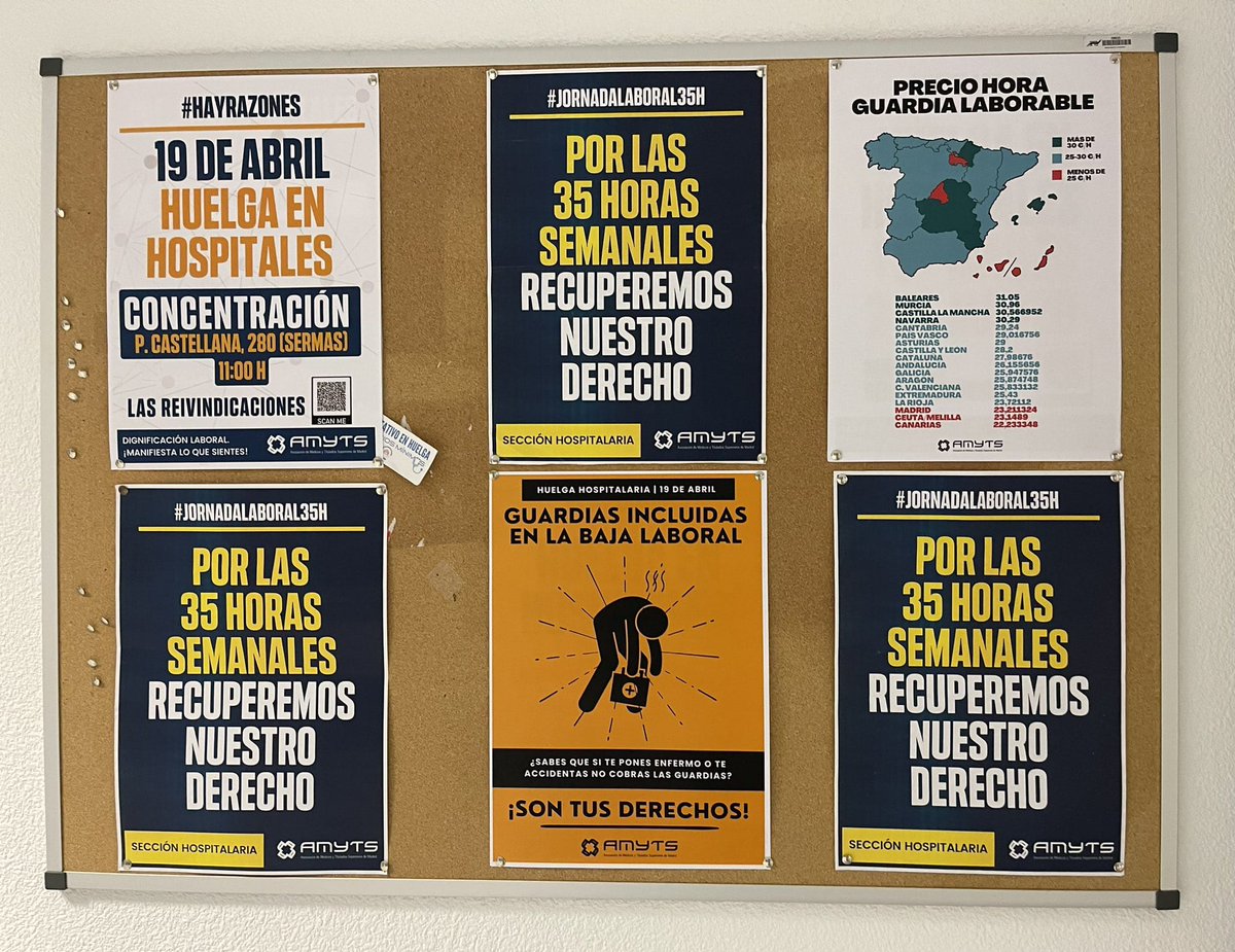 Hoy estamos de Huelga Los médicos de hospital. Sentimos los trastornos que este paro pueda ocasionar a nuestros pacientes.