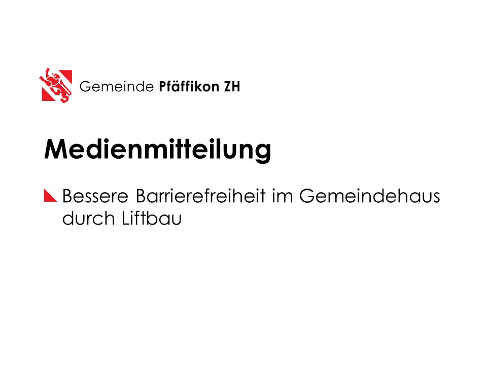 Medienmitteilung des Gemeinderats Pfäffikon ZH

Weitere Infos unter: pfaeffikon.ch/2023/04/19/bes…

📷